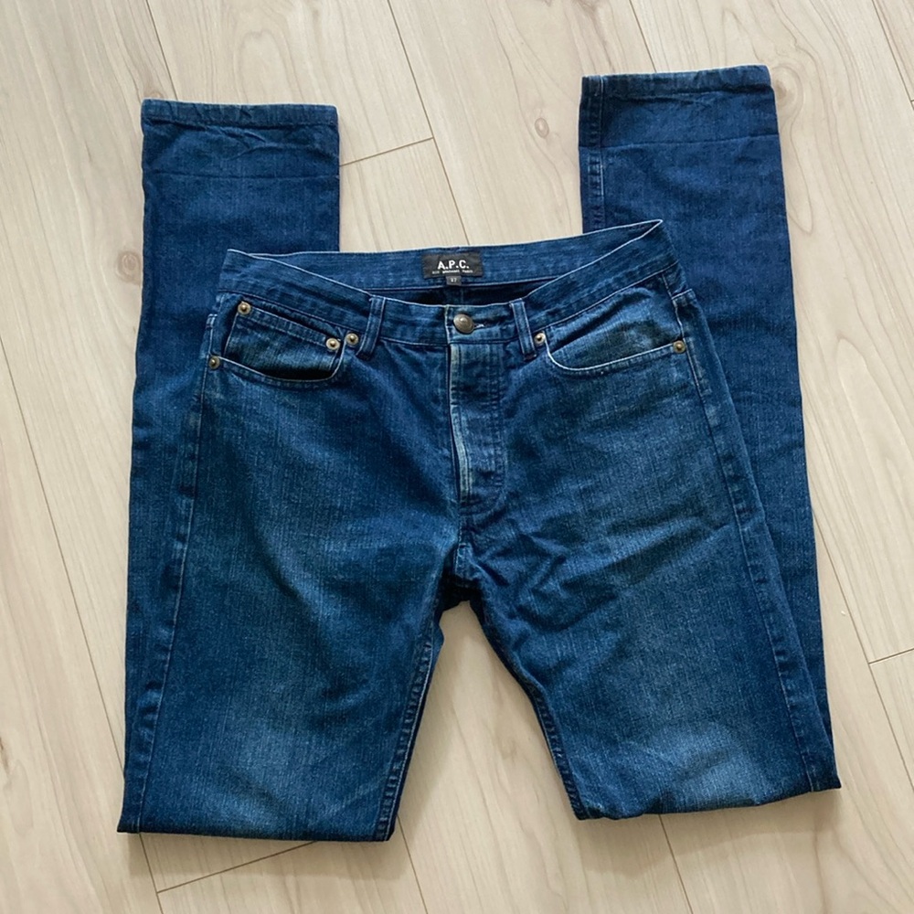 A.P.C. Straight Jeans Dark Wash